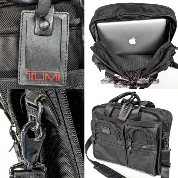 TUMI Extendable Rip-Stop Tactical Travel Laptop Briefcase - Picture 15 of 16